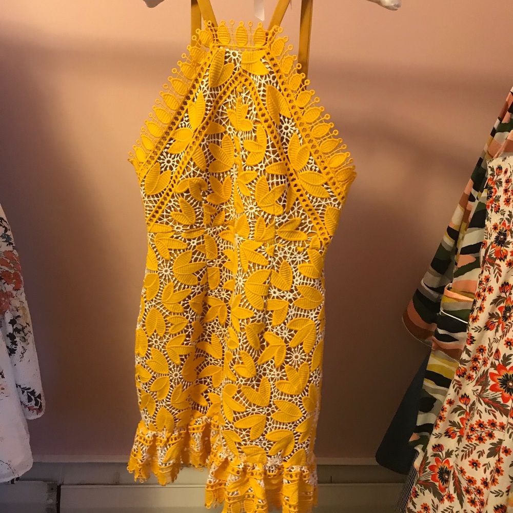 Yellow Aijek Dress - never worn, tags attached